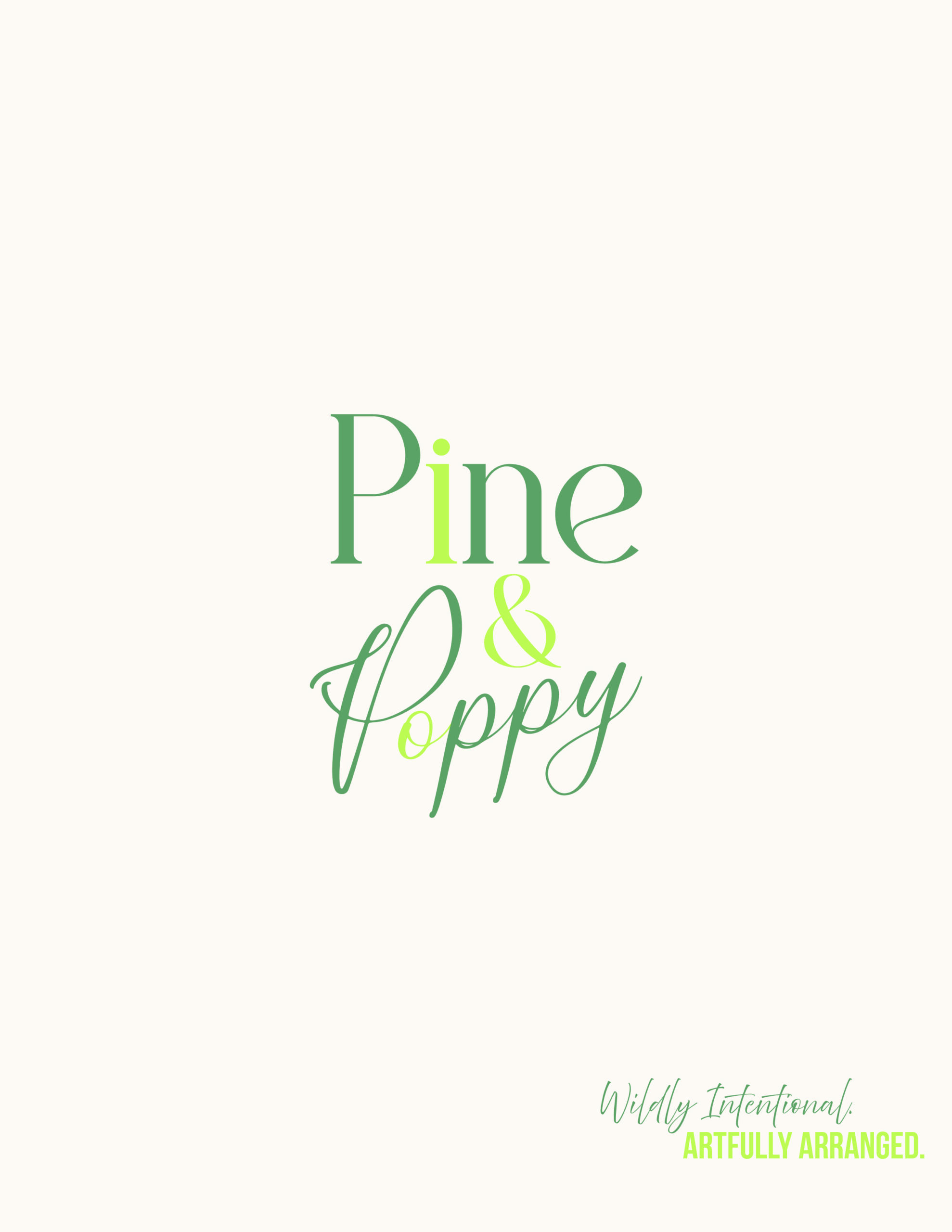 Pine and Poppy Brand Guidline-01 Pine and Poppy Brand Guidline-01