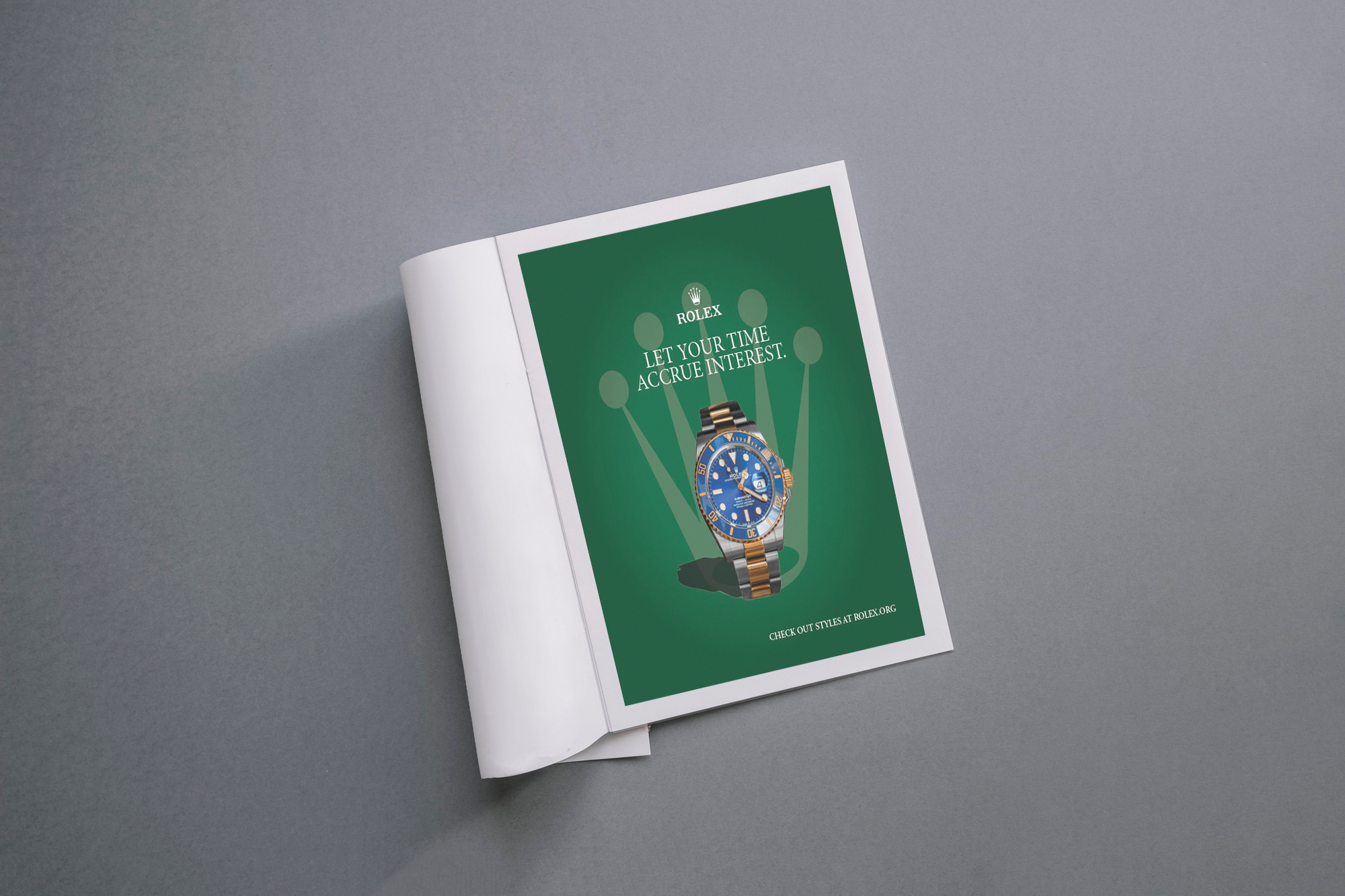 Rolex Magezine Mockup 2 Rolex Magezine Mockup 2