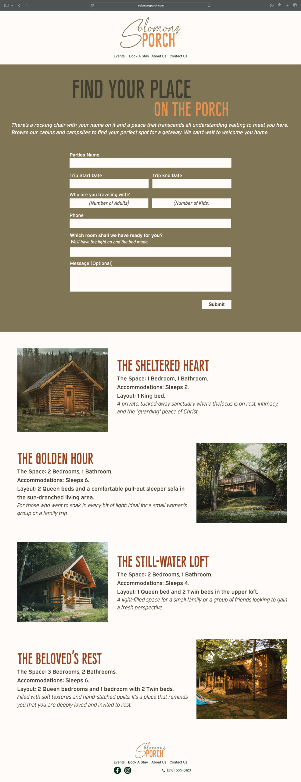 Solomons Porch Website Mockup-02 Solomons Porch Website Mockup-02