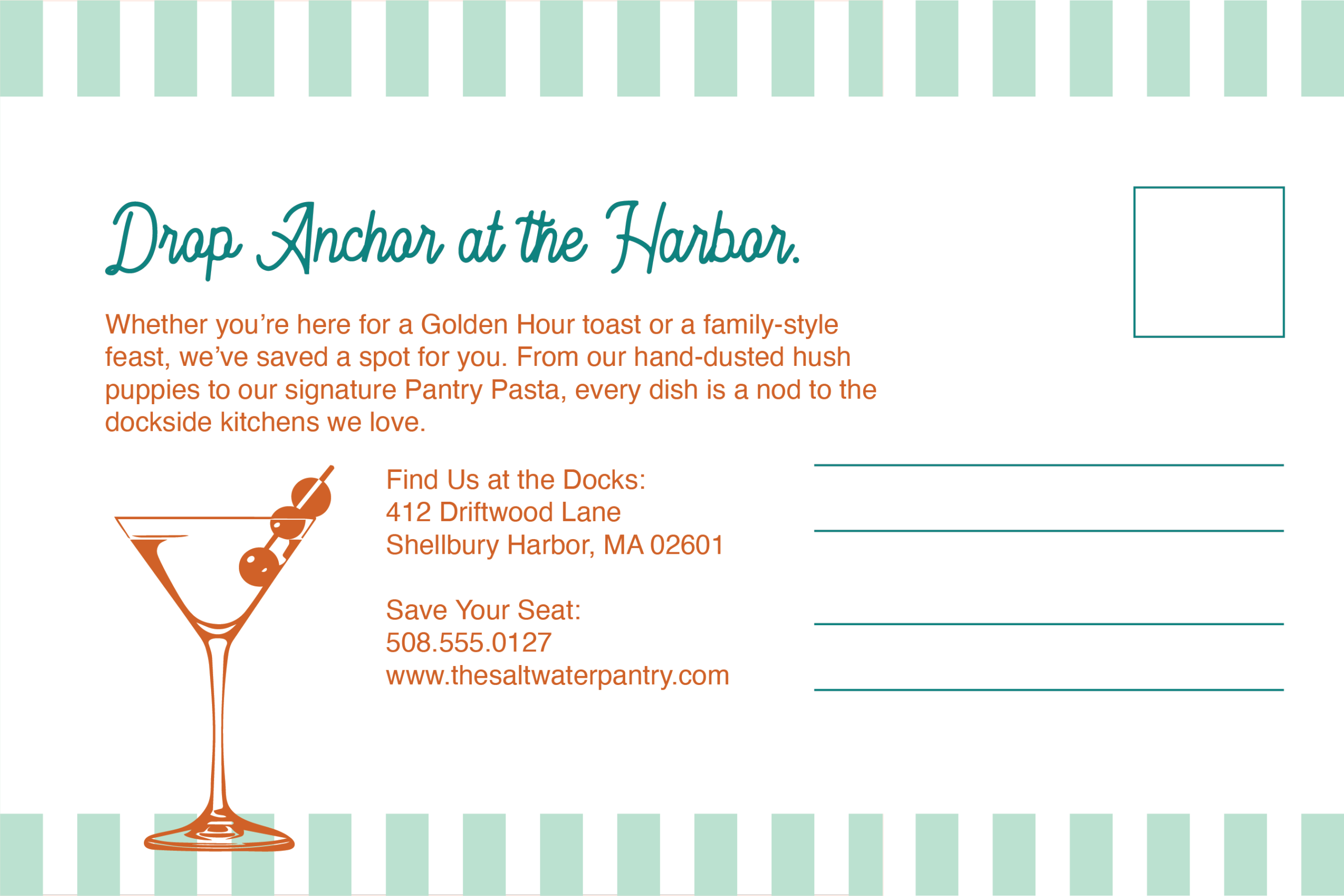 The Saltwater Pantry Post Cards-02 The Saltwater Pantry Post Cards-02